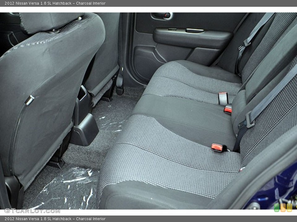 Charcoal Interior Rear Seat for the 2012 Nissan Versa 1.8 SL Hatchback #71634829
