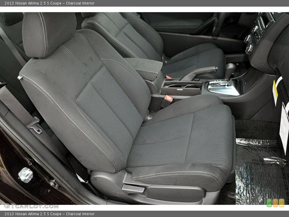 Charcoal Interior Front Seat for the 2013 Nissan Altima 2.5 S Coupe #71635474