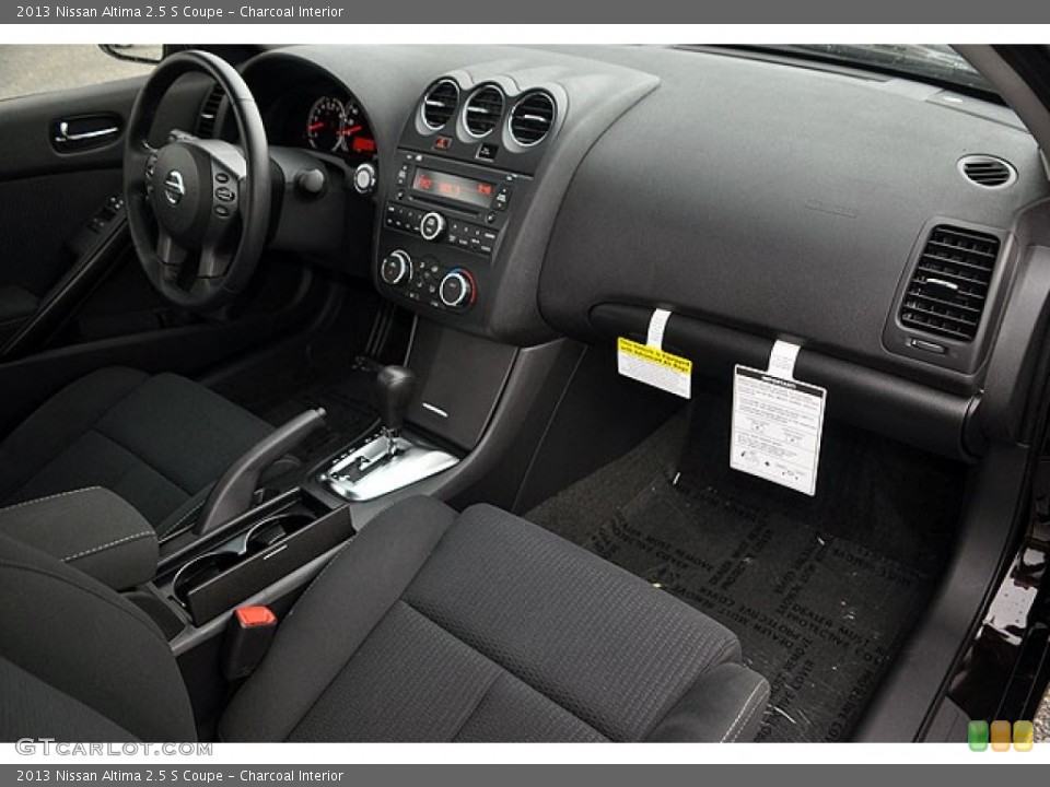 Charcoal Interior Dashboard for the 2013 Nissan Altima 2.5 S Coupe #71635483