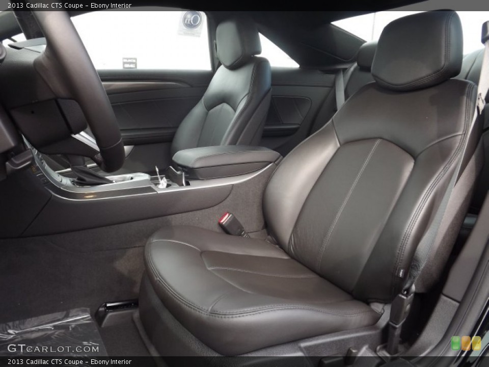 Ebony Interior Front Seat for the 2013 Cadillac CTS Coupe #71635759
