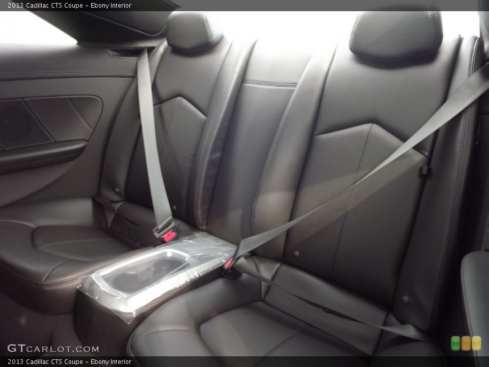 Ebony Interior Rear Seat for the 2013 Cadillac CTS Coupe #71635768