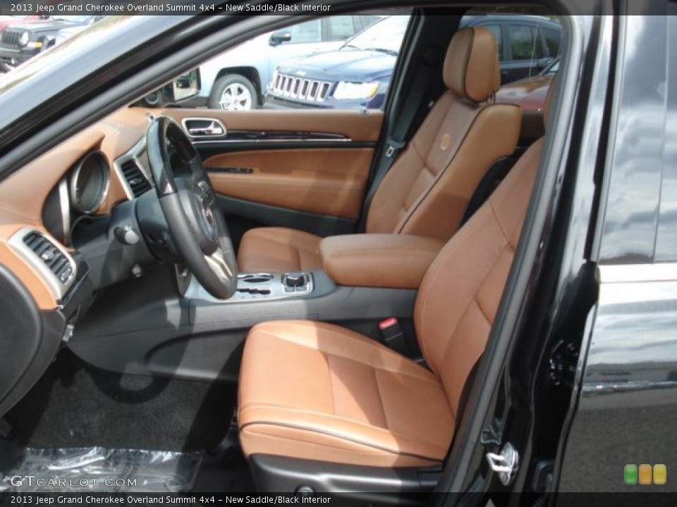 New Saddle/Black Interior Photo for the 2013 Jeep Grand Cherokee Overland Summit 4x4 #71635969