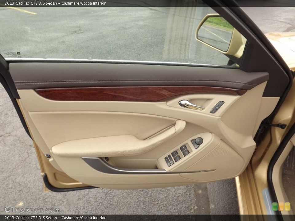 Cashmere/Cocoa Interior Door Panel for the 2013 Cadillac CTS 3.6 Sedan #71636074