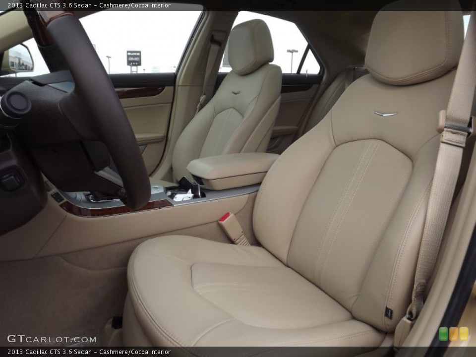 Cashmere/Cocoa Interior Front Seat for the 2013 Cadillac CTS 3.6 Sedan #71636083