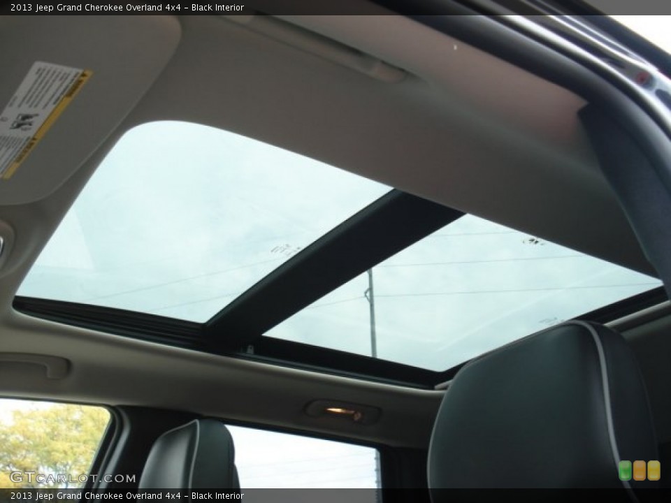 Black Interior Sunroof for the 2013 Jeep Grand Cherokee Overland 4x4 #71636686