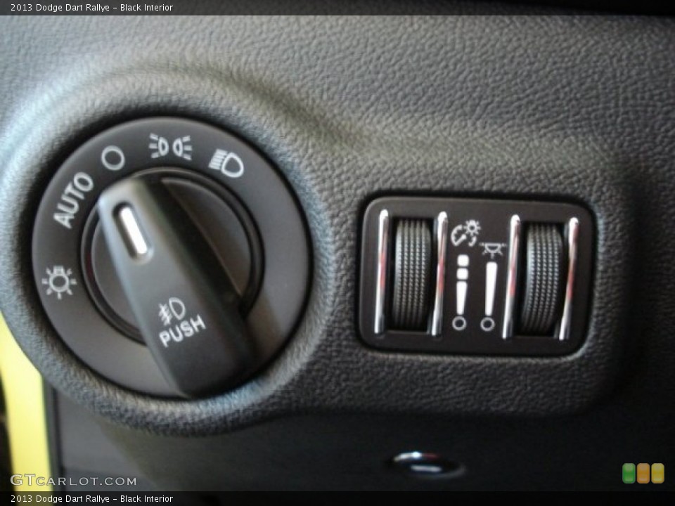 Black Interior Controls for the 2013 Dodge Dart Rallye #71639272
