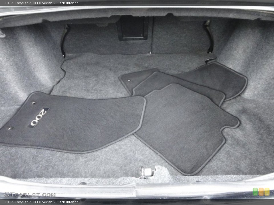 Black Interior Trunk for the 2012 Chrysler 200 LX Sedan #71639617