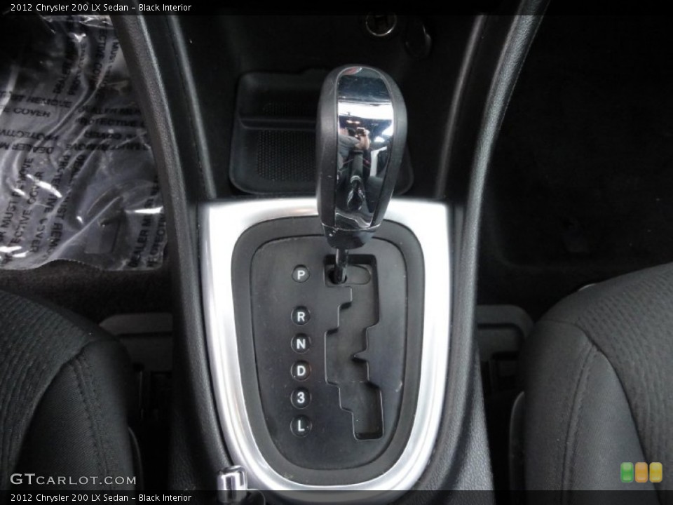 Black Interior Transmission for the 2012 Chrysler 200 LX Sedan #71639668