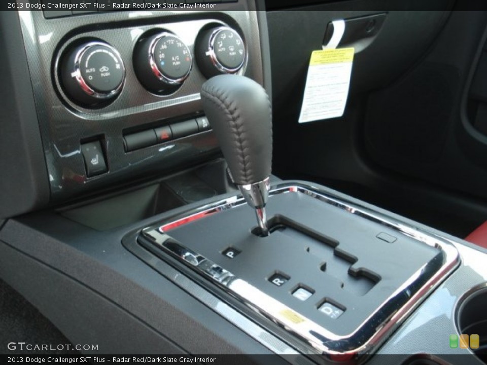 Radar Red/Dark Slate Gray Interior Transmission for the 2013 Dodge Challenger SXT Plus #71639782