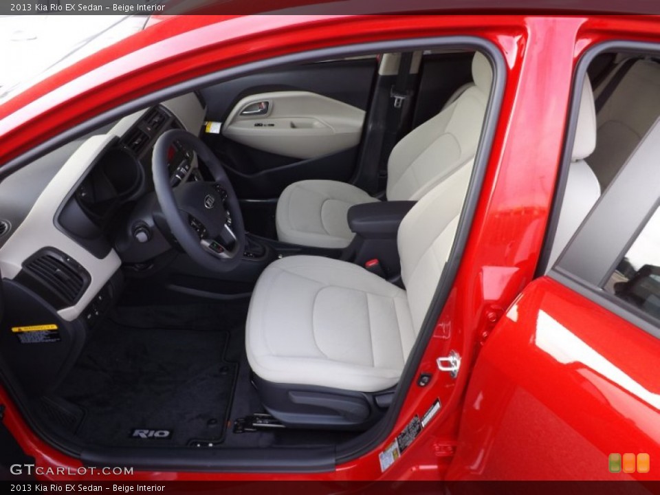 Beige Interior Photo for the 2013 Kia Rio EX Sedan #71643205