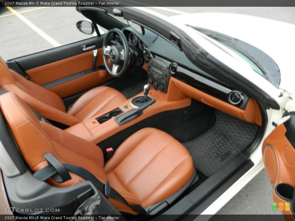 Tan Interior Photo for the 2007 Mazda MX-5 Miata Grand Touring Roadster #71644436