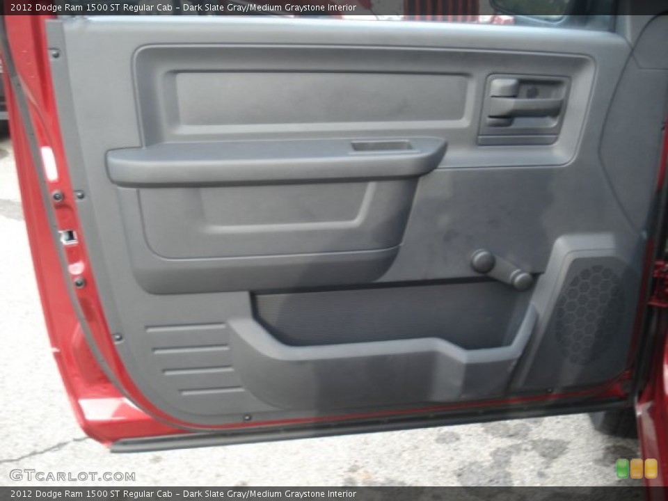 Dark Slate Gray/Medium Graystone Interior Door Panel for the 2012 Dodge Ram 1500 ST Regular Cab #71647015