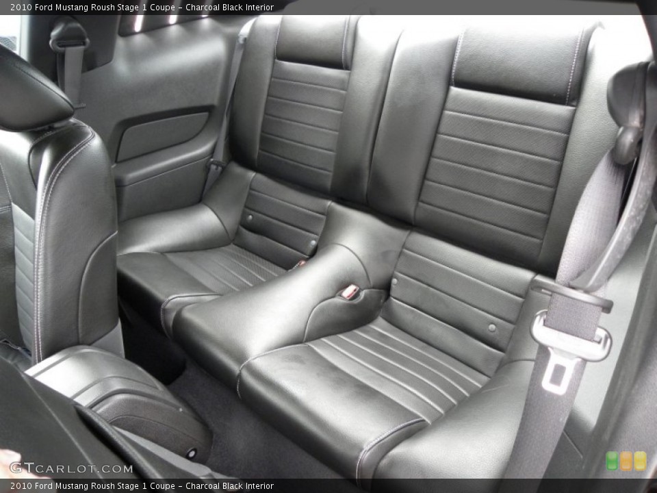 Charcoal Black Interior Rear Seat for the 2010 Ford Mustang Roush Stage 1 Coupe #71647349