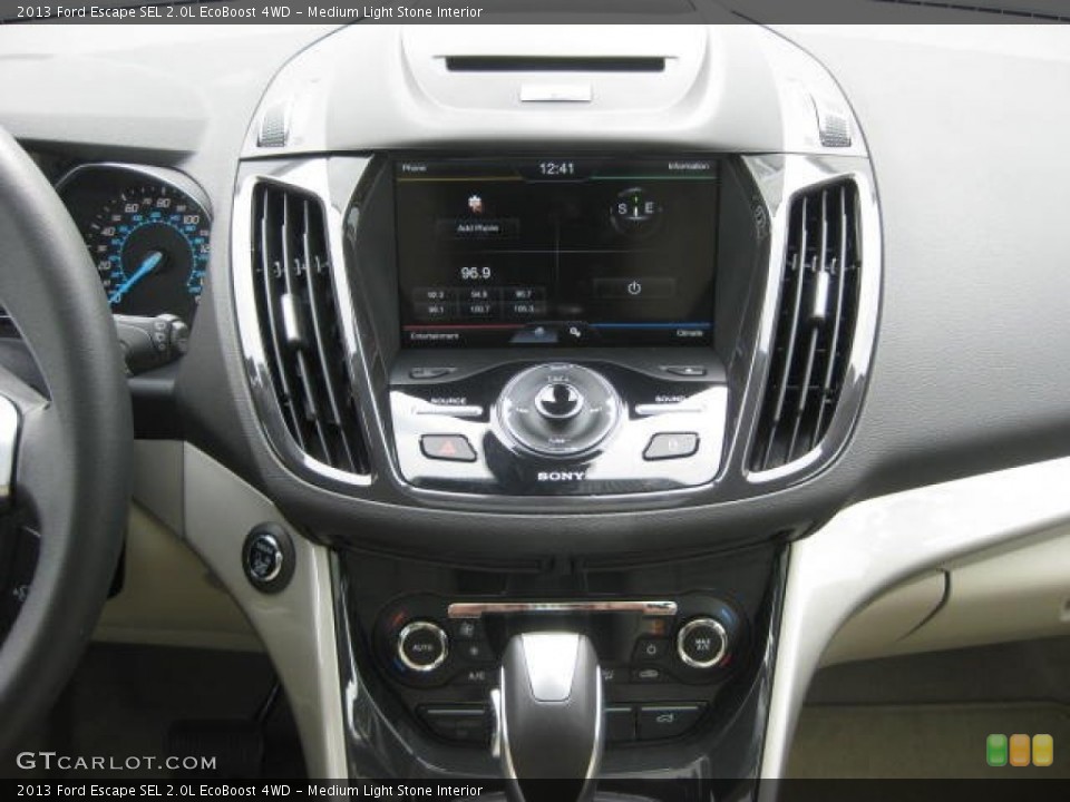 Medium Light Stone Interior Controls for the 2013 Ford Escape SEL 2.0L EcoBoost 4WD #71652328