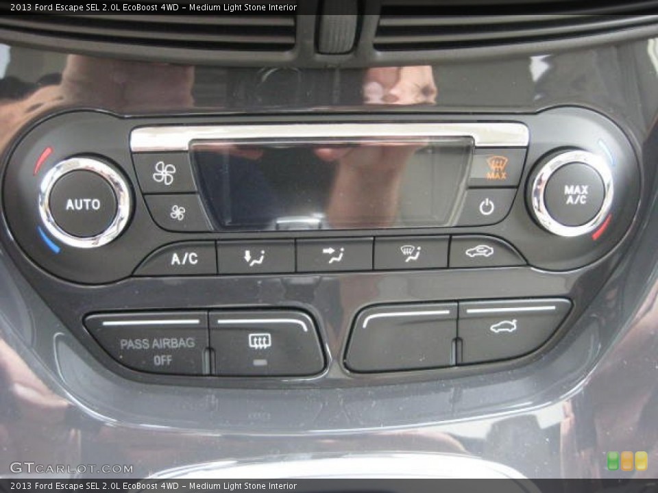 Medium Light Stone Interior Controls for the 2013 Ford Escape SEL 2.0L EcoBoost 4WD #71652379