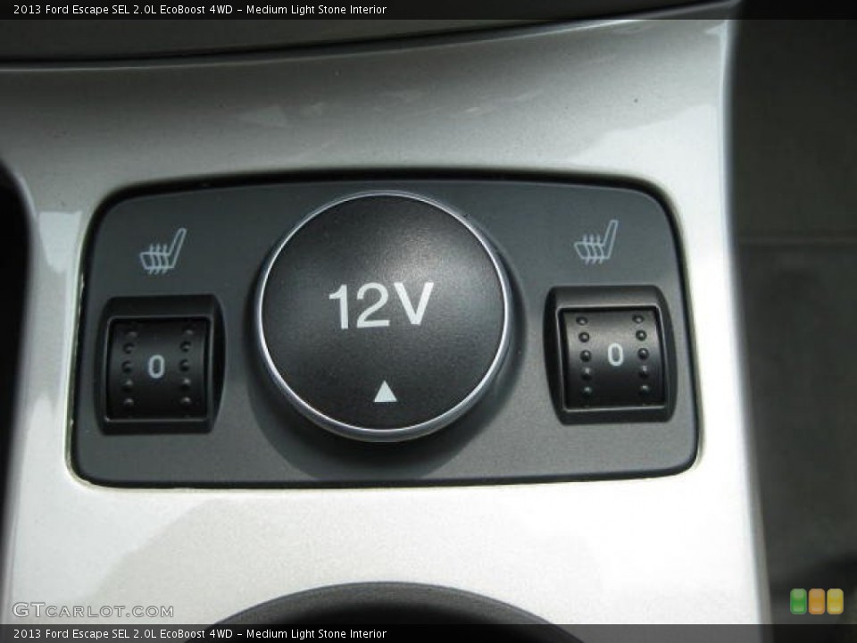 Medium Light Stone Interior Controls for the 2013 Ford Escape SEL 2.0L EcoBoost 4WD #71652388