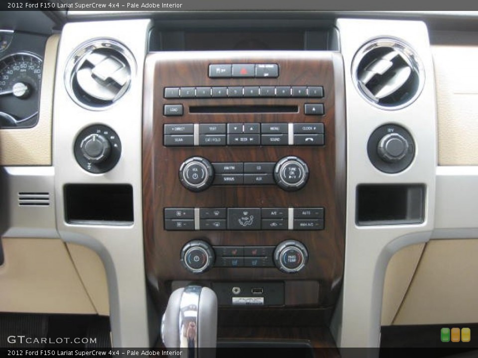 Pale Adobe Interior Controls for the 2012 Ford F150 Lariat SuperCrew 4x4 #71653316