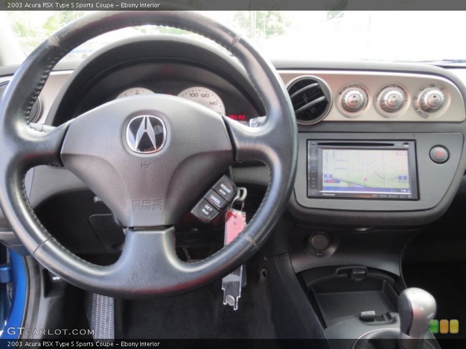 Ebony Interior Steering Wheel for the 2003 Acura RSX Type S Sports Coupe #71653534