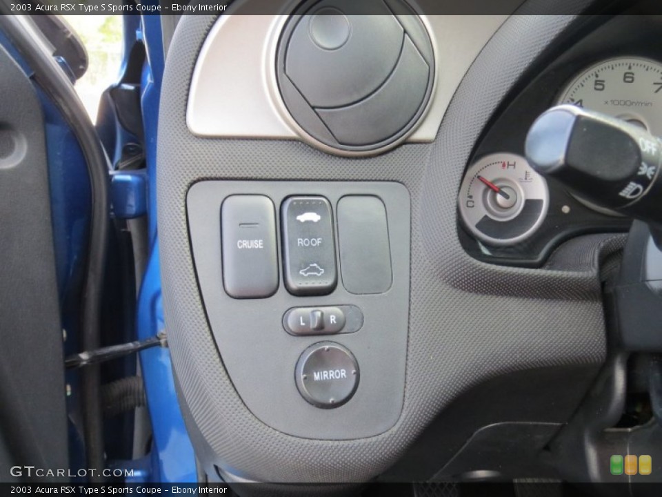 Ebony Interior Controls for the 2003 Acura RSX Type S Sports Coupe #71653597