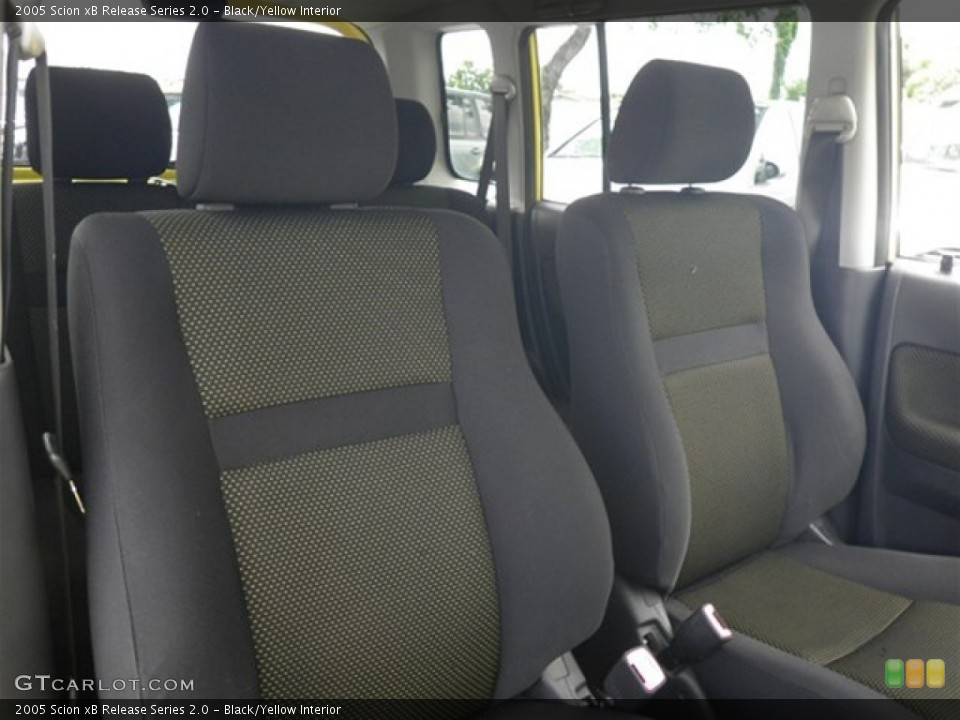 Black/Yellow Interior Front Seat for the 2005 Scion xB Release Series 2.0 #71655149