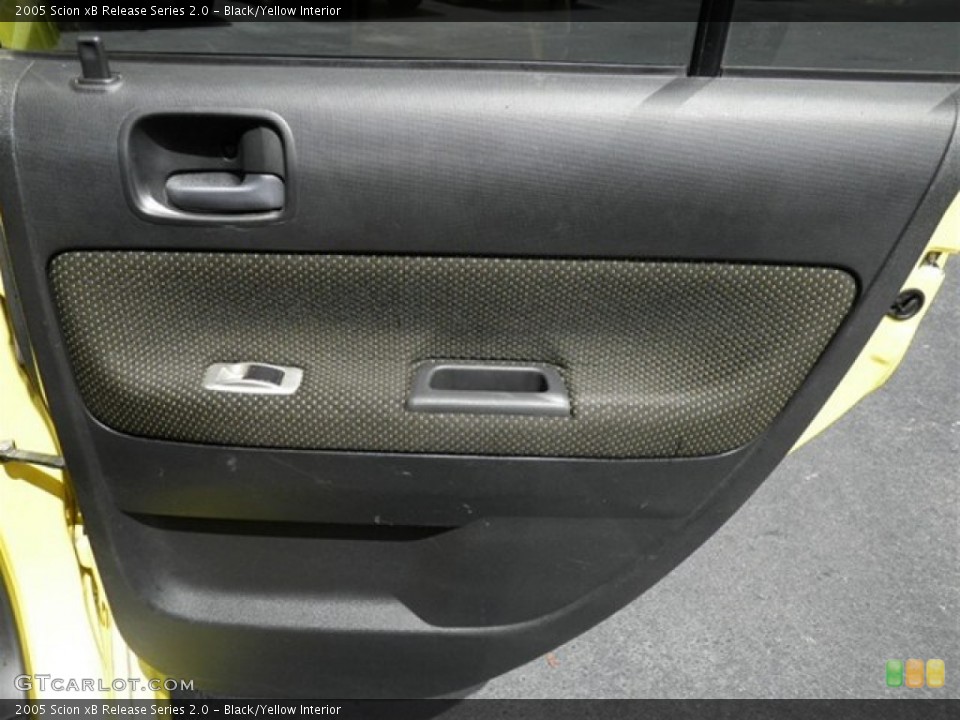 Black/Yellow Interior Door Panel for the 2005 Scion xB Release Series 2.0 #71655169