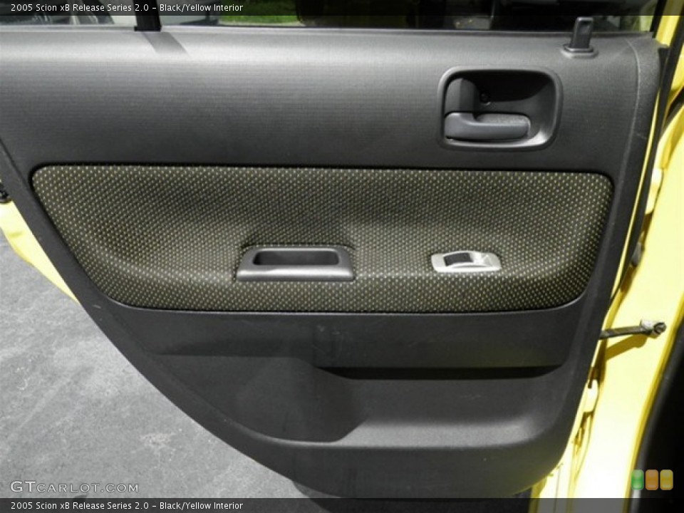 Black/Yellow Interior Door Panel for the 2005 Scion xB Release Series 2.0 #71655193