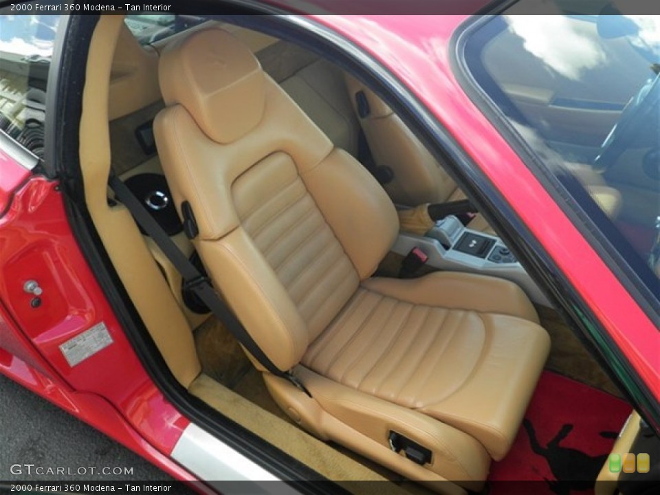 Tan Interior Front Seat for the 2000 Ferrari 360 Modena #71655889