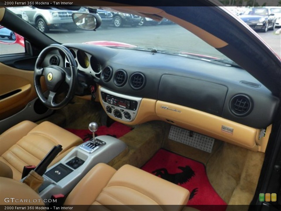 Tan Interior Dashboard for the 2000 Ferrari 360 Modena #71655916