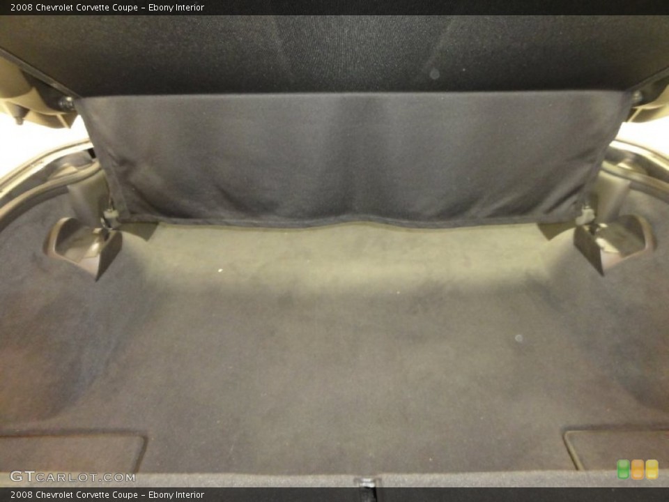 Ebony Interior Trunk for the 2008 Chevrolet Corvette Coupe #71655973