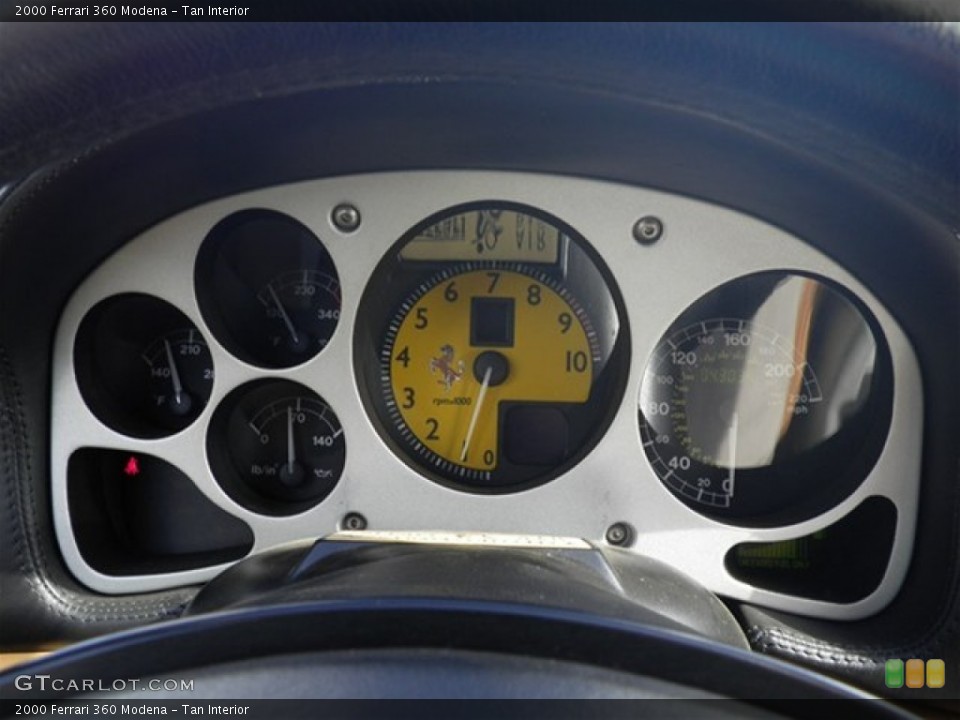 Tan Interior Gauges for the 2000 Ferrari 360 Modena #71655976