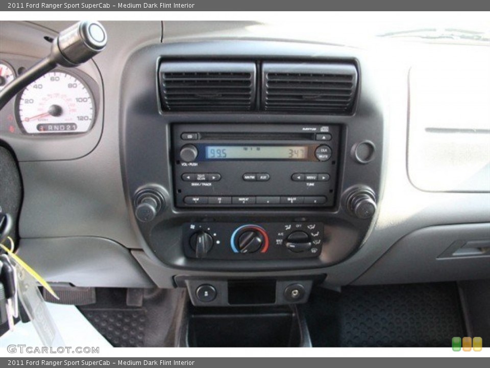 Medium Dark Flint Interior Controls for the 2011 Ford Ranger Sport SuperCab #71655997