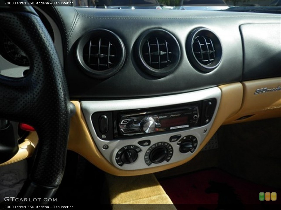 Tan Interior Controls for the 2000 Ferrari 360 Modena #71656009