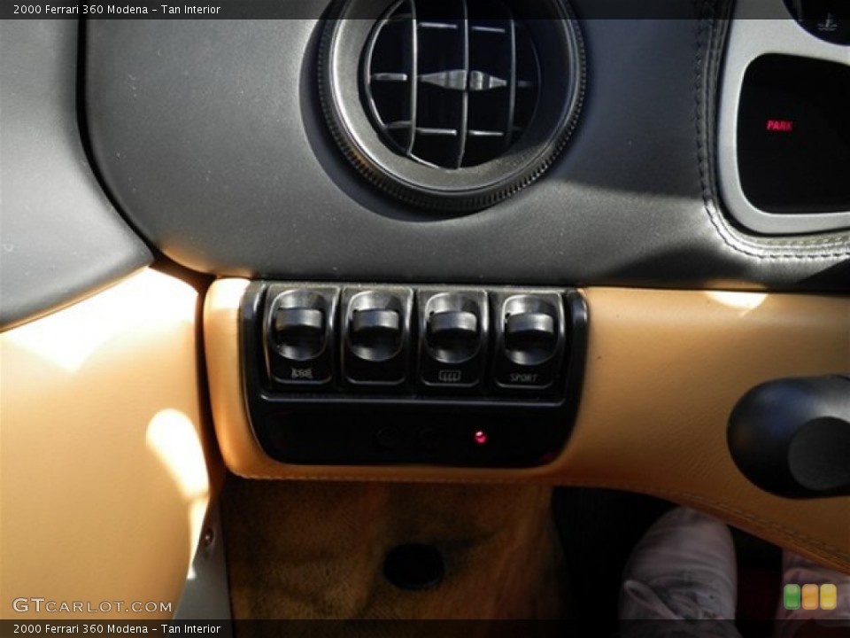Tan Interior Controls for the 2000 Ferrari 360 Modena #71656033