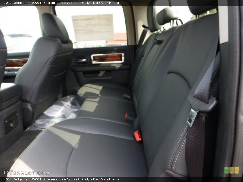 Dark Slate Interior Rear Seat for the 2012 Dodge Ram 3500 HD Laramie Crew Cab 4x4 Dually #71658481