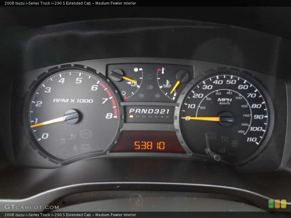 Medium Pewter Interior Gauges for the 2008 Isuzu i-Series Truck i-290 S Extended Cab #71661079