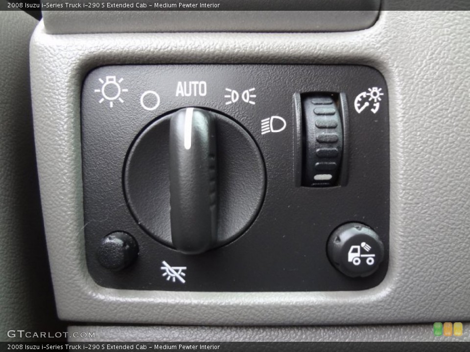 Medium Pewter Interior Controls for the 2008 Isuzu i-Series Truck i-290 S Extended Cab #71661112