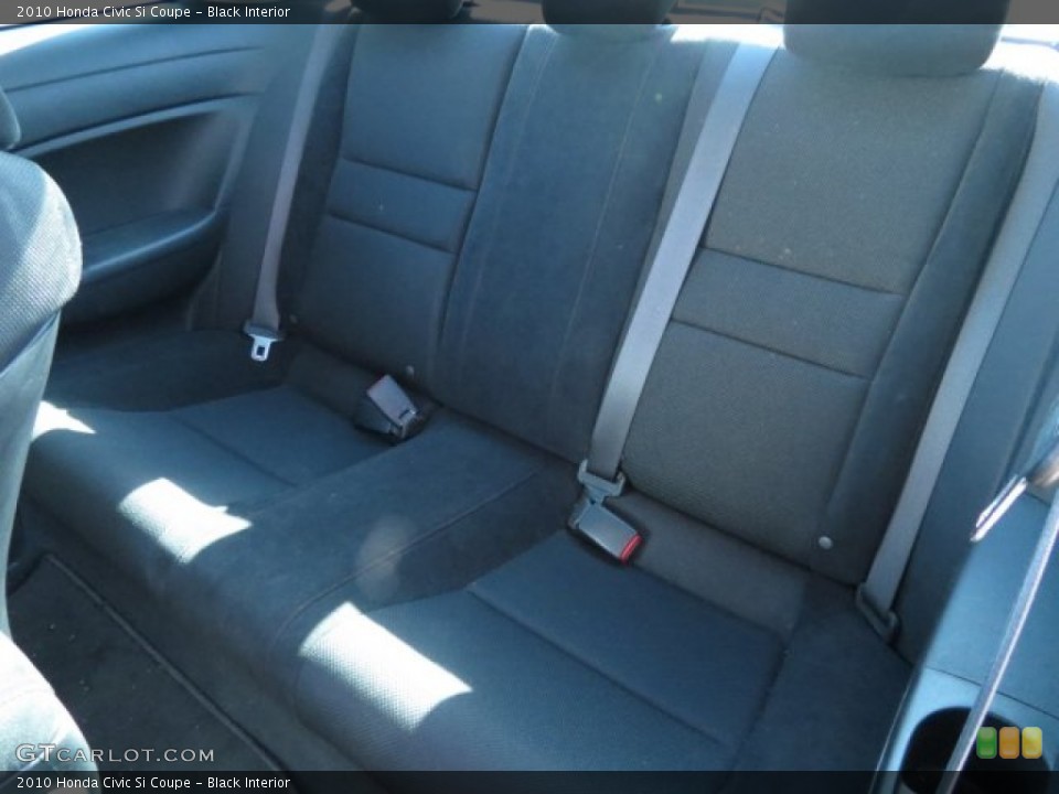 Black Interior Rear Seat for the 2010 Honda Civic Si Coupe #71662888