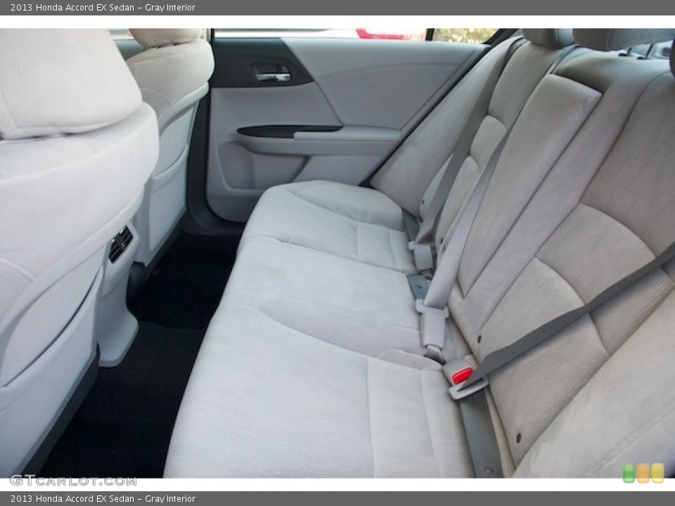 Gray Interior Rear Seat for the 2013 Honda Accord EX Sedan #71664571