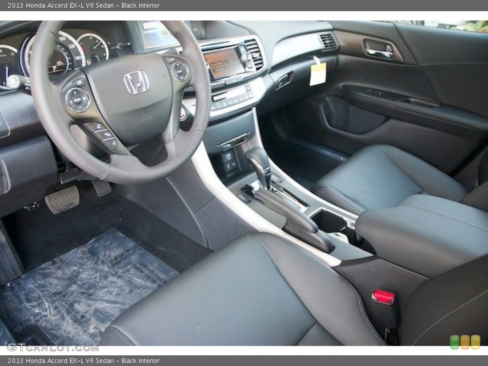 Black Interior Prime Interior for the 2013 Honda Accord EX-L V6 Sedan #71665081