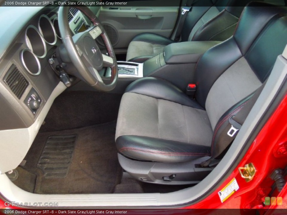 Dark Slate Gray/Light Slate Gray Interior Front Seat for the 2006 Dodge Charger SRT-8 #71669458