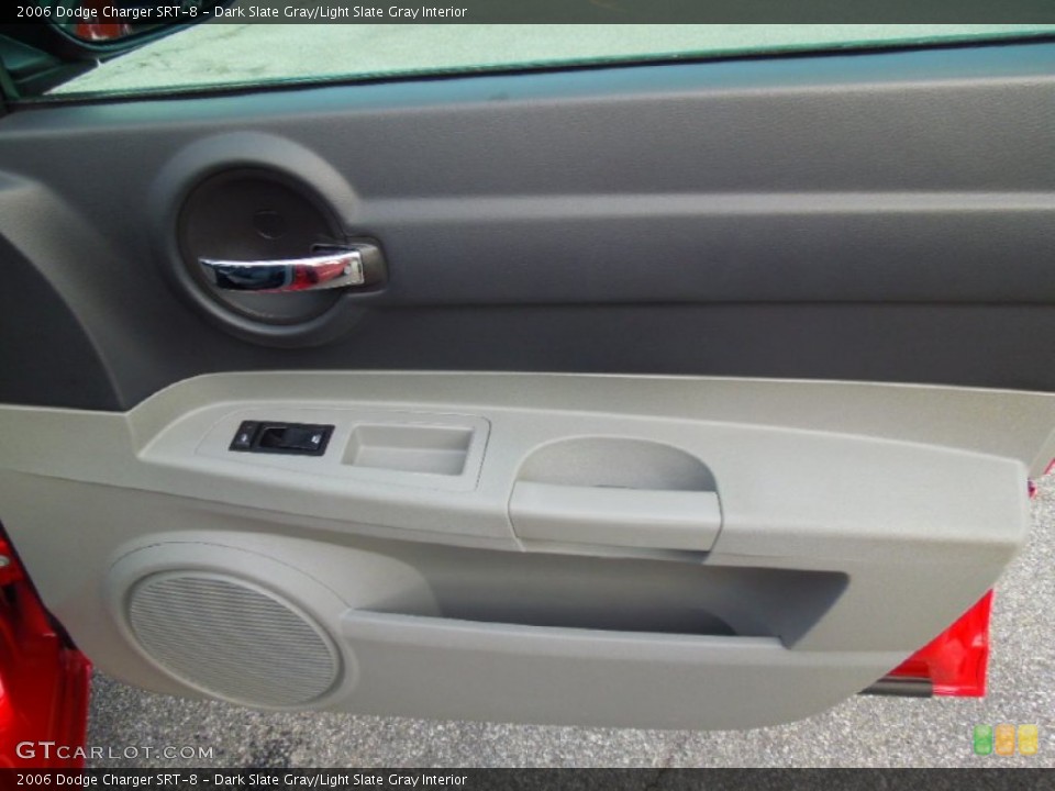 Dark Slate Gray/Light Slate Gray Interior Door Panel for the 2006 Dodge Charger SRT-8 #71669599