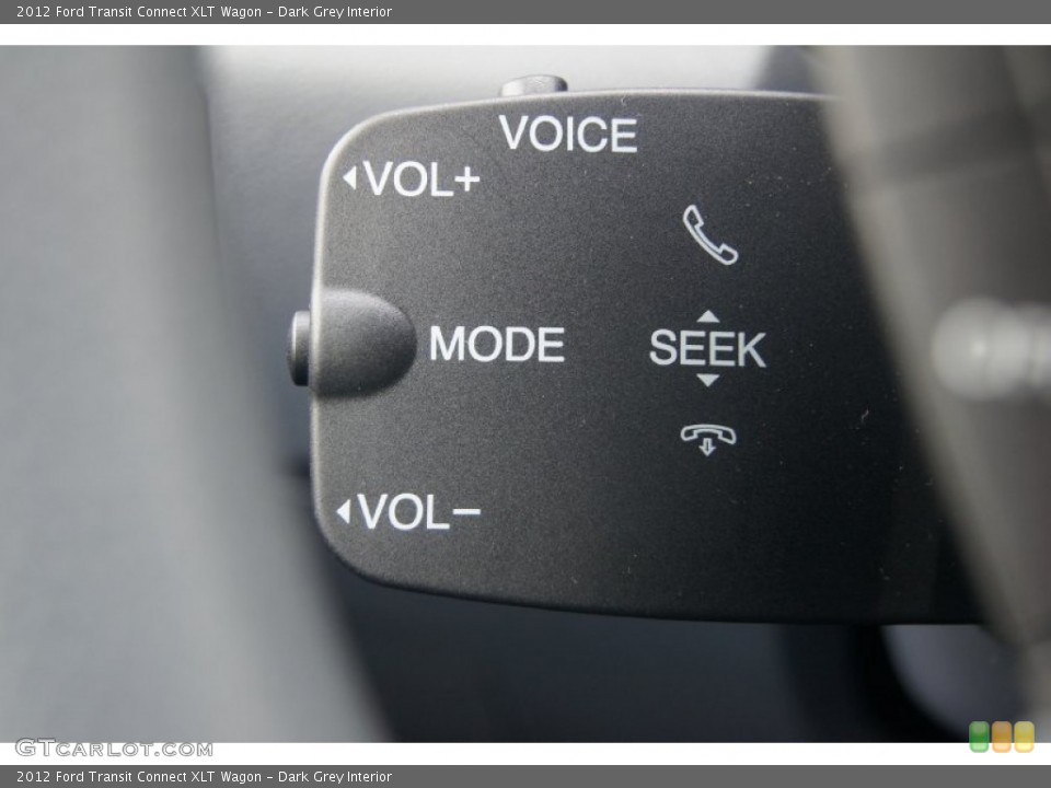 Dark Grey Interior Controls for the 2012 Ford Transit Connect XLT Wagon #71669692
