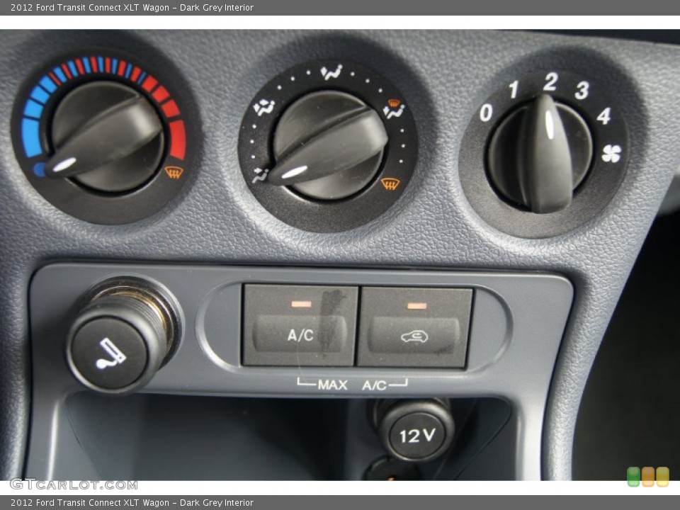 Dark Grey Interior Controls for the 2012 Ford Transit Connect XLT Wagon #71669761