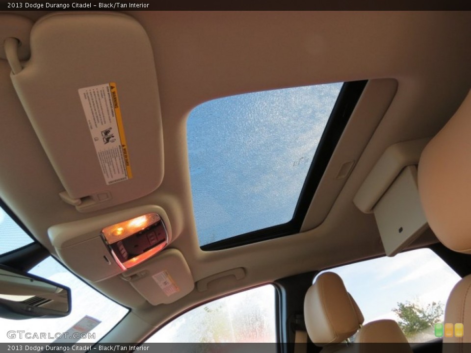 Black/Tan Interior Sunroof for the 2013 Dodge Durango Citadel #71671615