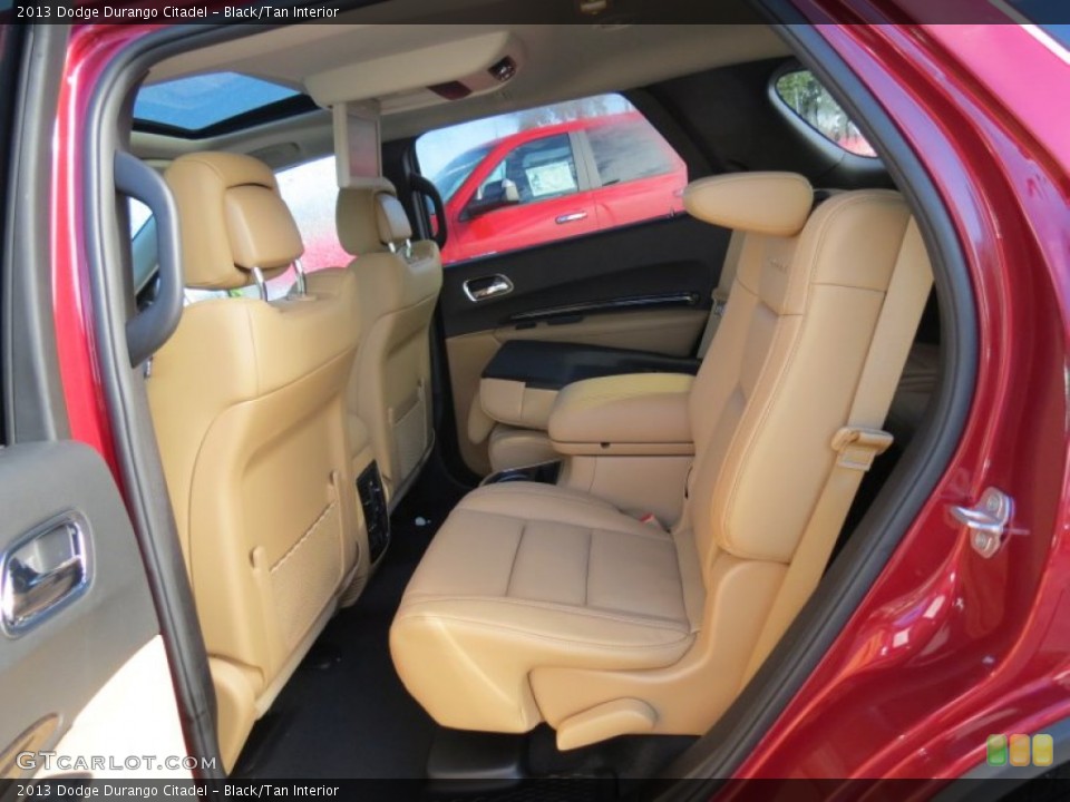 Black/Tan Interior Rear Seat for the 2013 Dodge Durango Citadel #71671624