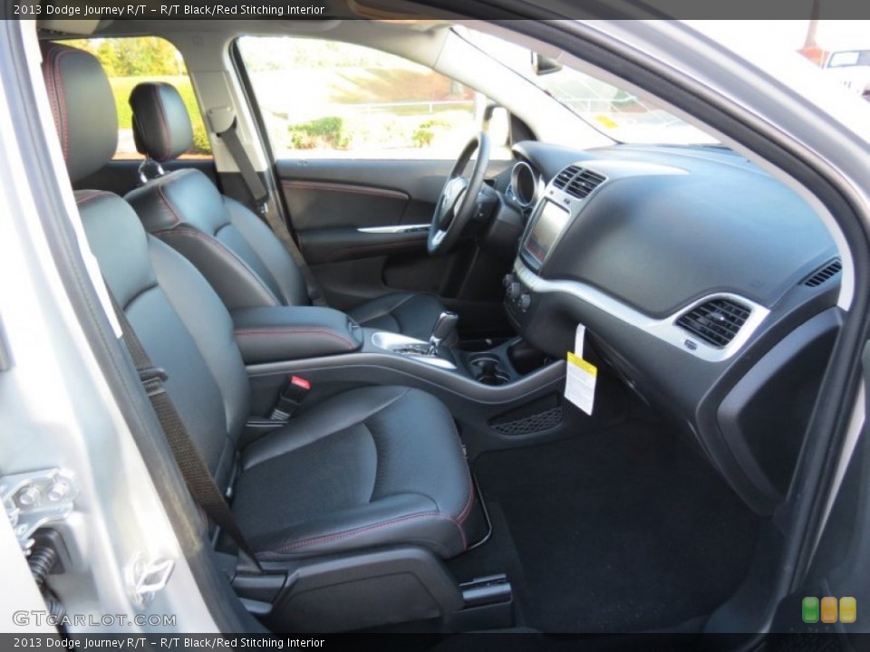 R/T Black/Red Stitching Interior Photo for the 2013 Dodge Journey R/T #71672614