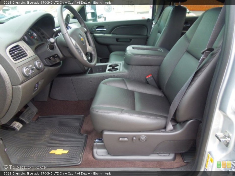 Ebony Interior Photo for the 2013 Chevrolet Silverado 3500HD LTZ Crew Cab 4x4 Dually #71672677