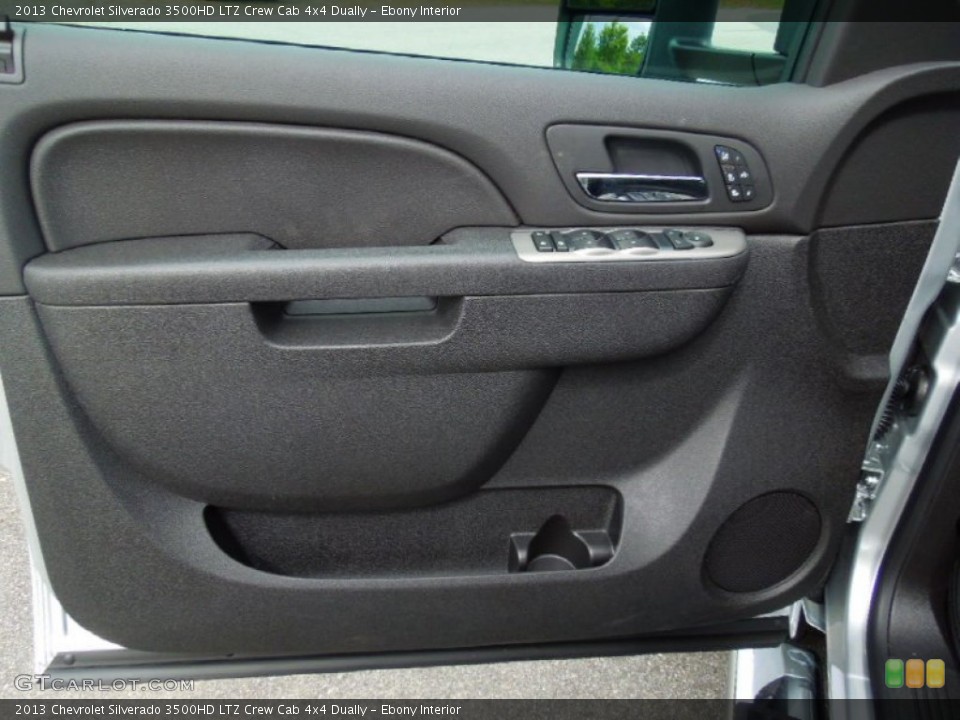 Ebony Interior Door Panel for the 2013 Chevrolet Silverado 3500HD LTZ Crew Cab 4x4 Dually #71672698