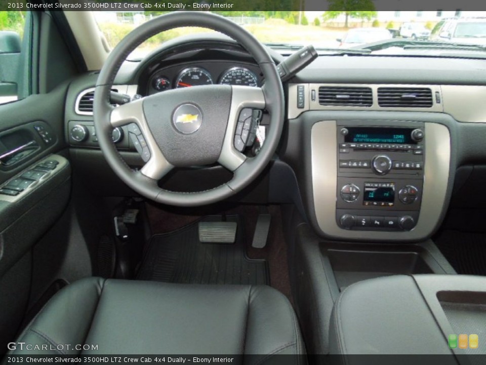 Ebony Interior Dashboard for the 2013 Chevrolet Silverado 3500HD LTZ Crew Cab 4x4 Dually #71672764