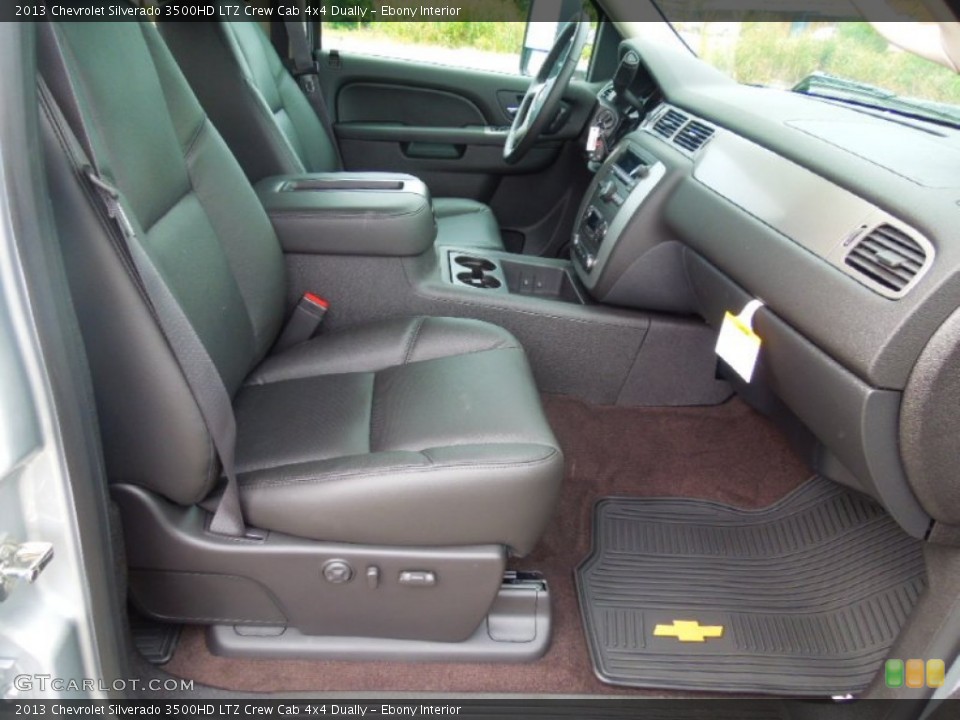 Ebony Interior Front Seat for the 2013 Chevrolet Silverado 3500HD LTZ Crew Cab 4x4 Dually #71672801